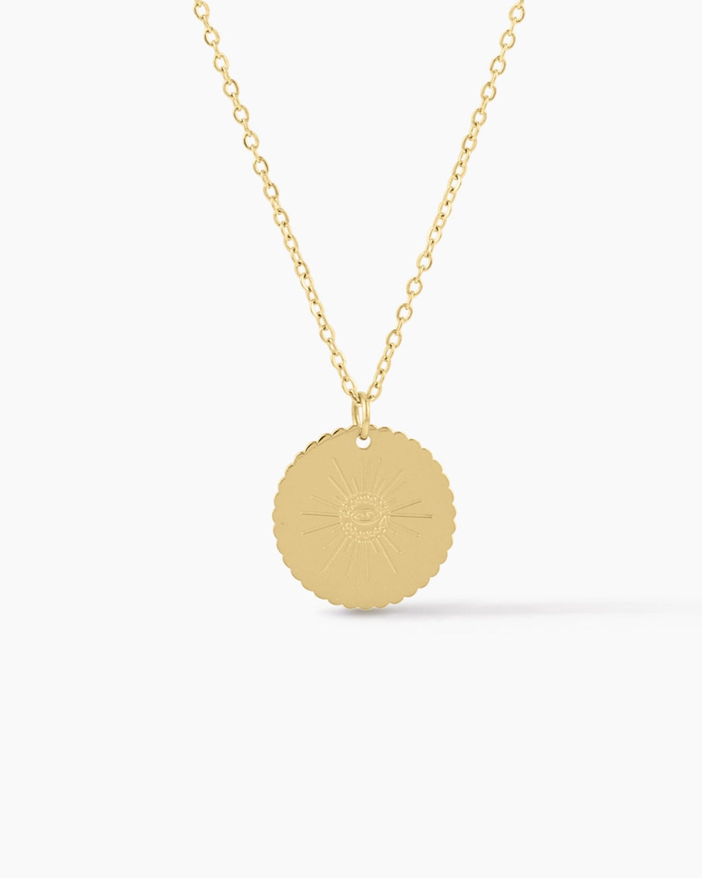 Solara Coin Pendant Necklace