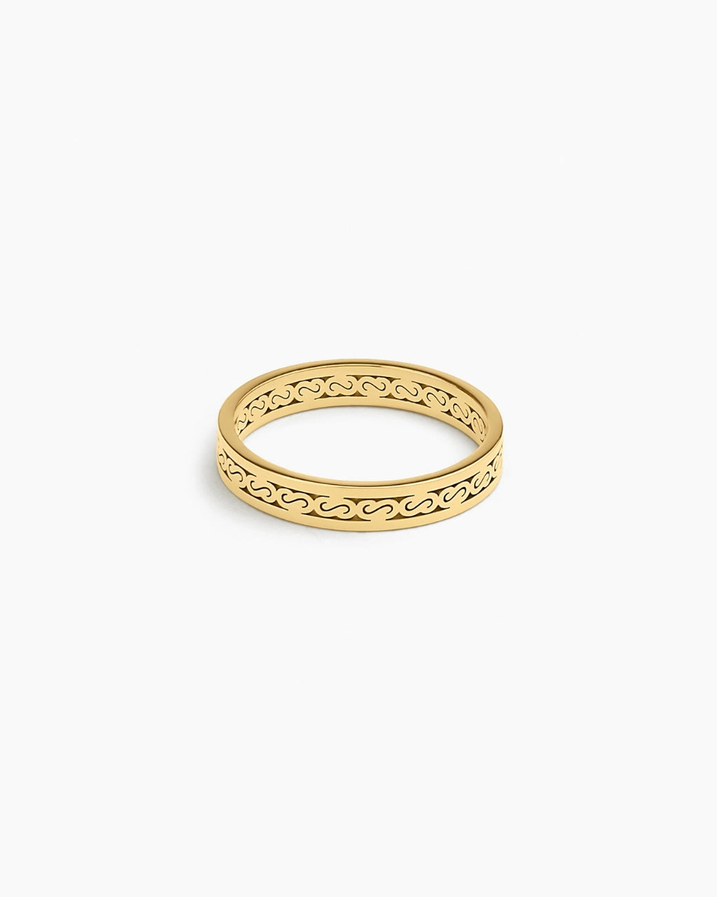 Etched Pattern Ring