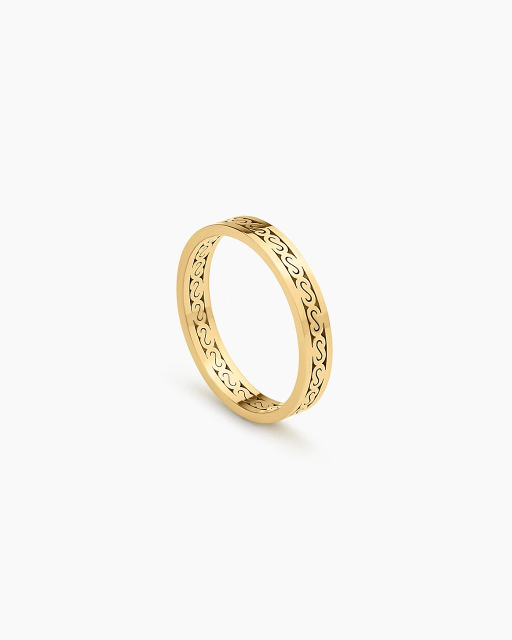 Etched Pattern Ring