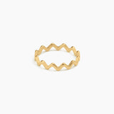 Aurora Peak Band Ring