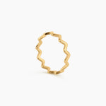 Aurora Peak Band Ring