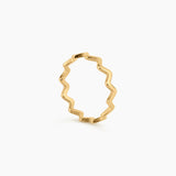 Aurora Peak Band Ring