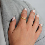 Wavy Band Ring