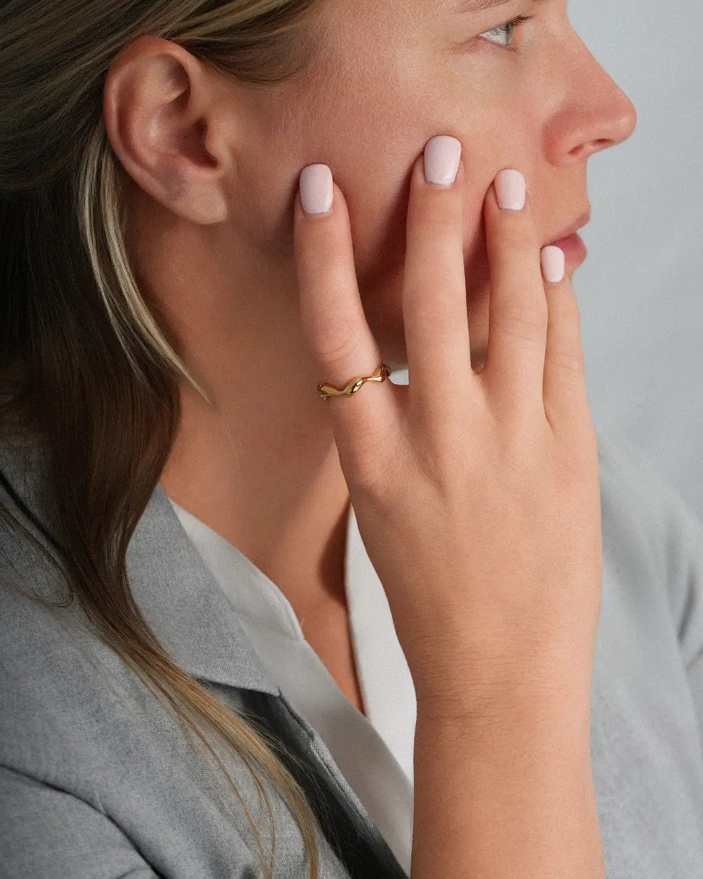 Wavy Band Ring