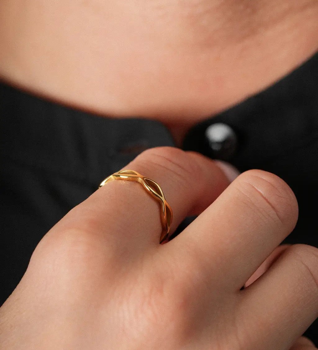 Interwoven Eternity Ring