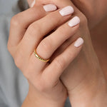 Solenne Twist Ring