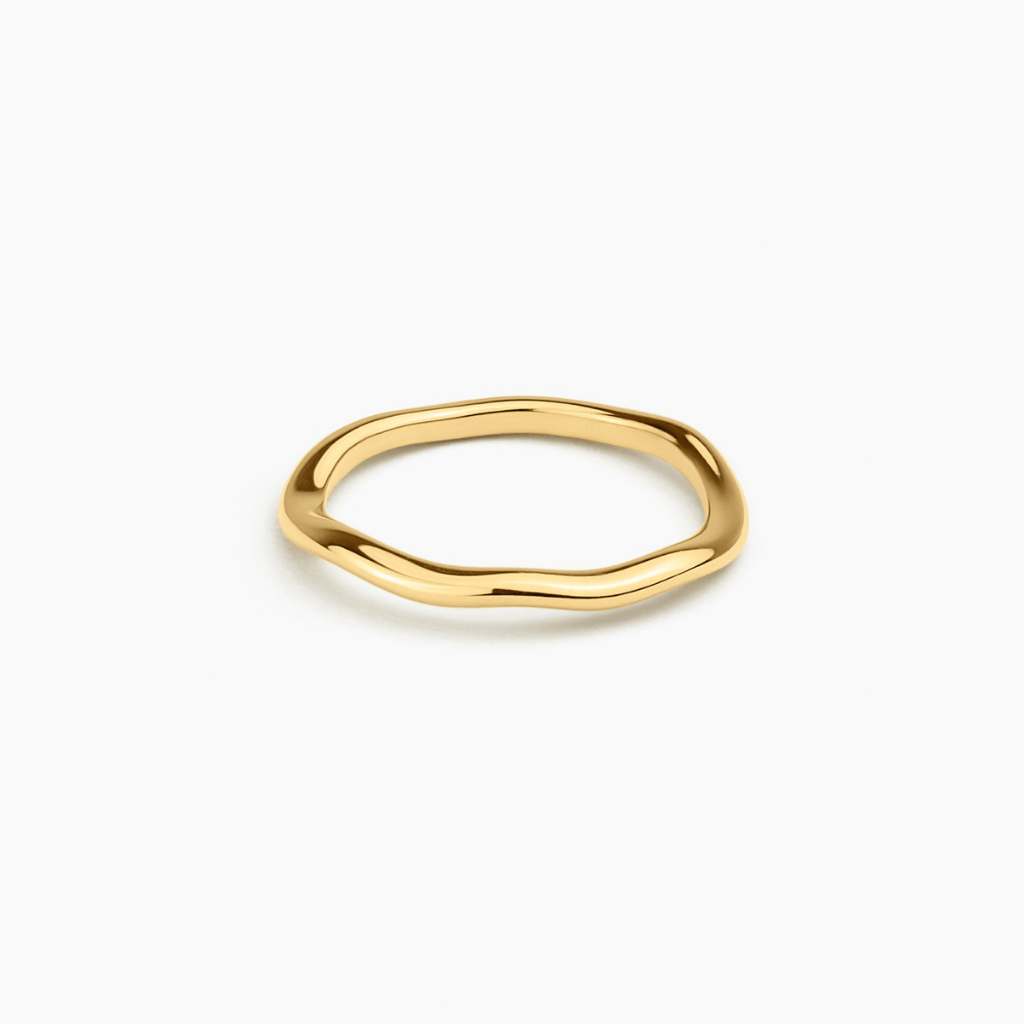 Fluid Wave Ring