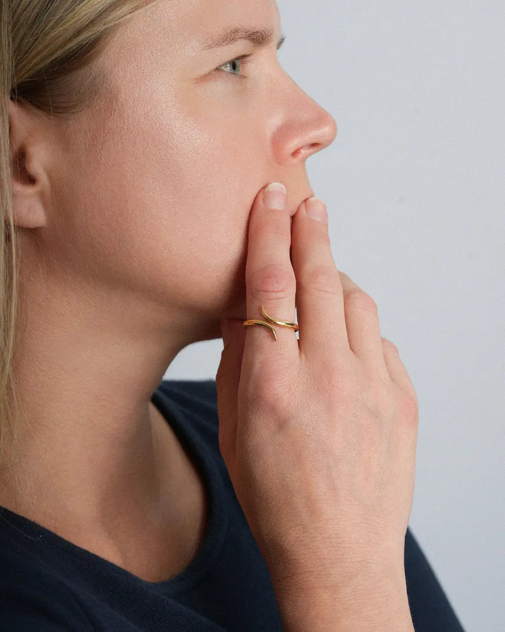 Serpentine Flow Ring