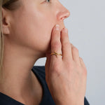Serpentine Flow Ring