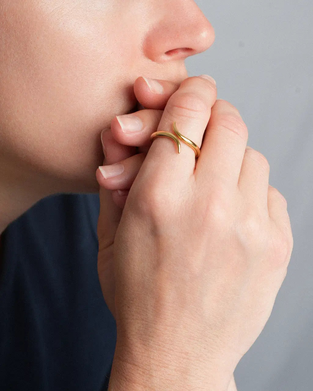 Serpentine Flow Ring