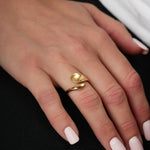 Golden Drop Ring