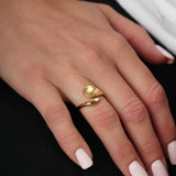 Golden Drop Ring