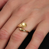 Golden Drop Ring