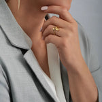 Golden Drop Ring