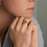 Golden Drop Ring