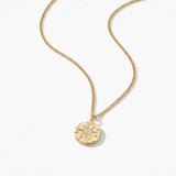 Sunburst Coin Necklace
