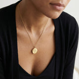 Solara Coin Pendant Necklace