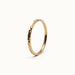 Golden Season Band Ring – 45° view, gold, on ivory background