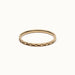 Golden Season Band Ring – flat 45° view, gold, on ivory background