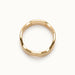 Mercies Ring – side view, gold, on ivory background
