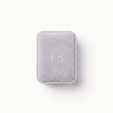 Signature Name Necklace – presented in a grey velvet Fallen Season gift box with embossed FS logo